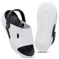 White & Black Comfort Clogs