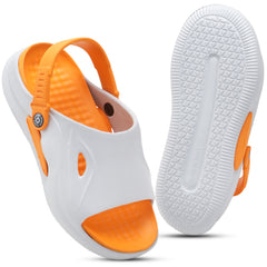 OrangePop White Comfort Clogs
