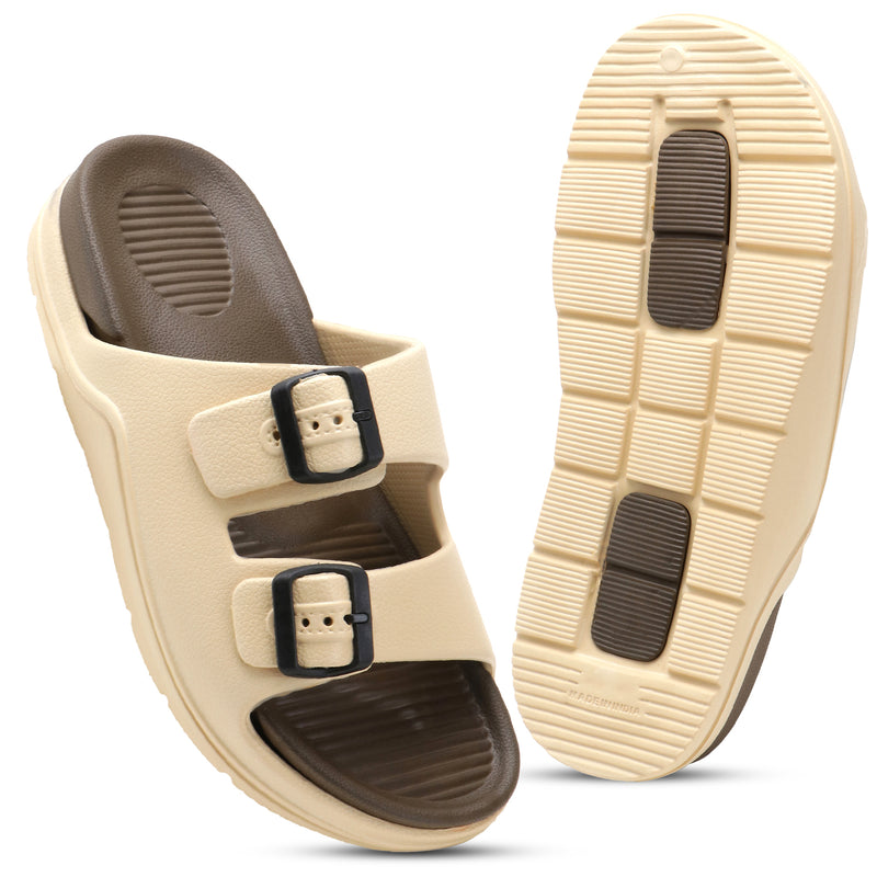 SandBuckle Beige Comfort Slides