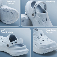 CloudGrip Sky Blue Clogs