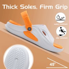 OrangePop White Comfort Clogs