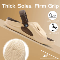 SandEase Brown Comfort Clogs