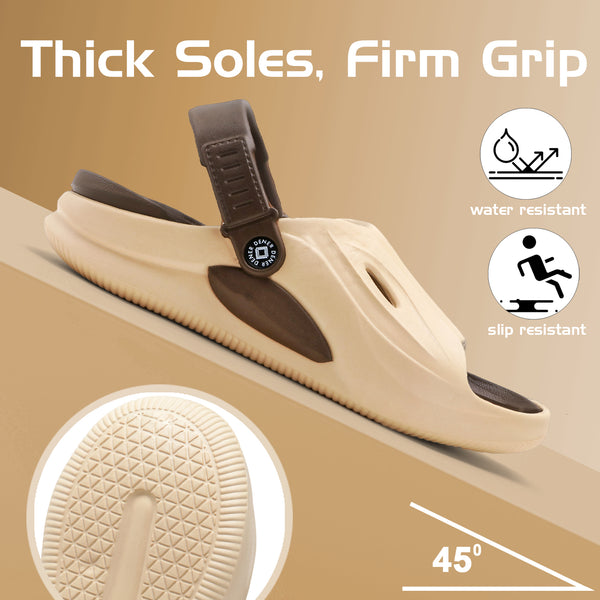 SandEase Brown Comfort Clogs