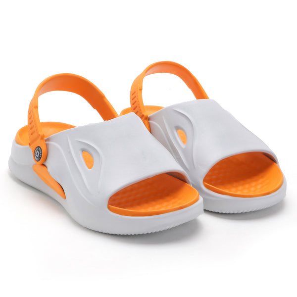 OrangePop White Comfort Clogs