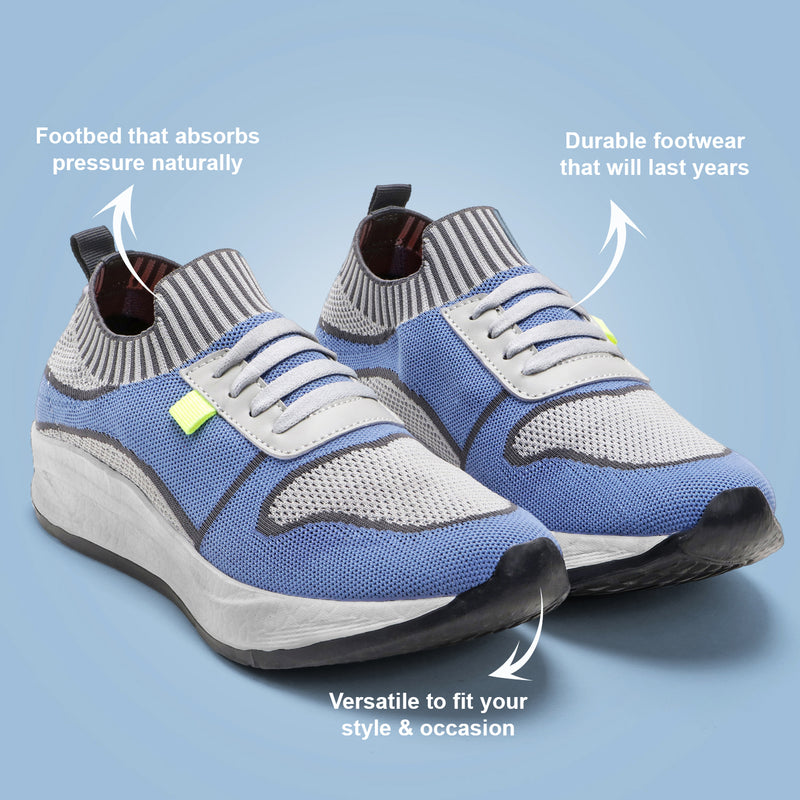 SwiftStride Sports Shoes (Sky Blue)