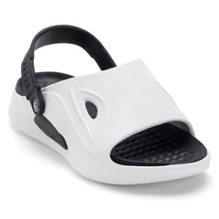 White & Black Comfort Clogs