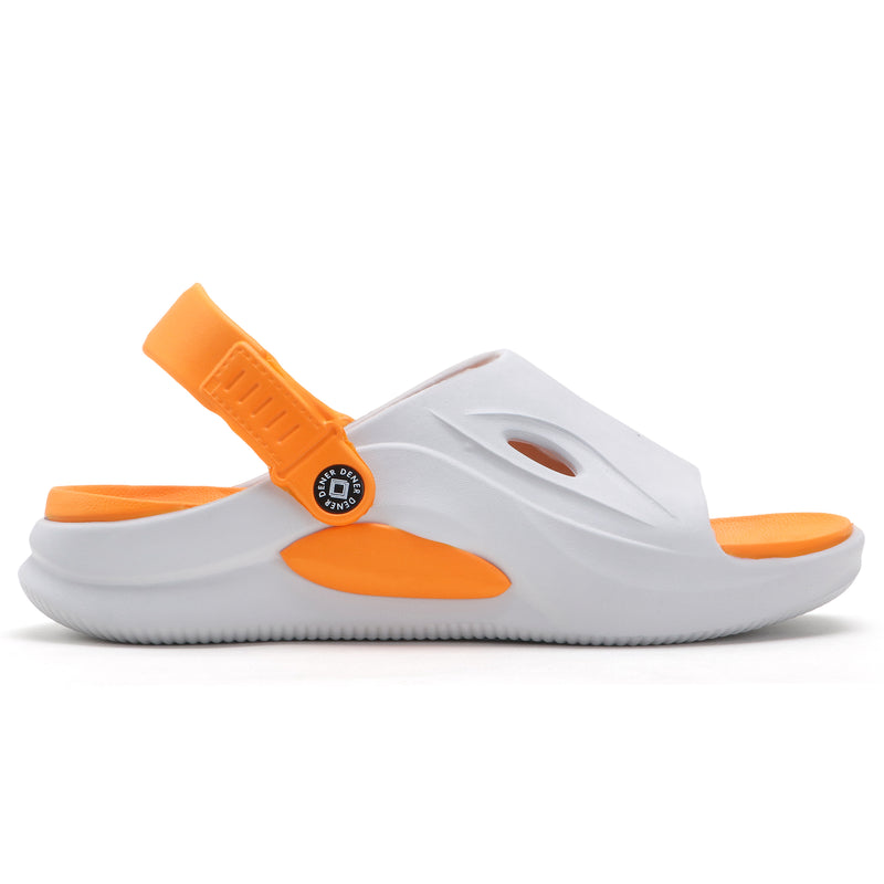 OrangePop White Comfort Clogs