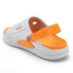 OrangePop White Comfort Clogs