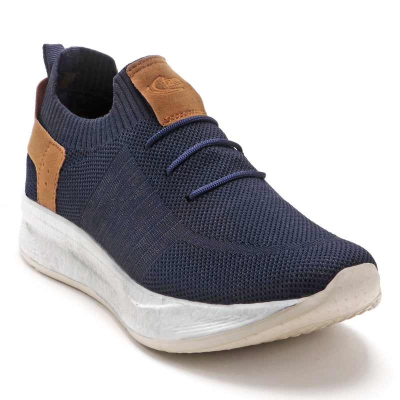 UrbanFlex Slip-On Sneakers (Navy Blue)