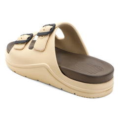 SandBuckle Beige Comfort Slides