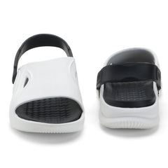 White & Black Comfort Clogs
