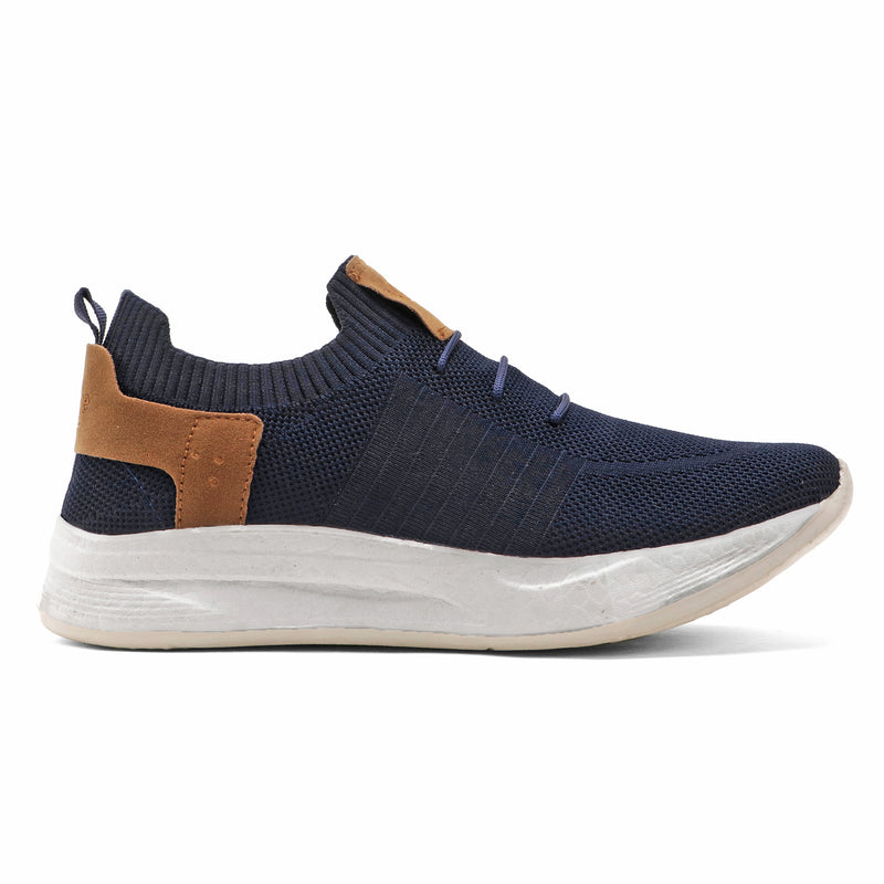 UrbanFlex Slip-On Sneakers (Navy Blue)