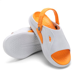 OrangePop White Comfort Clogs