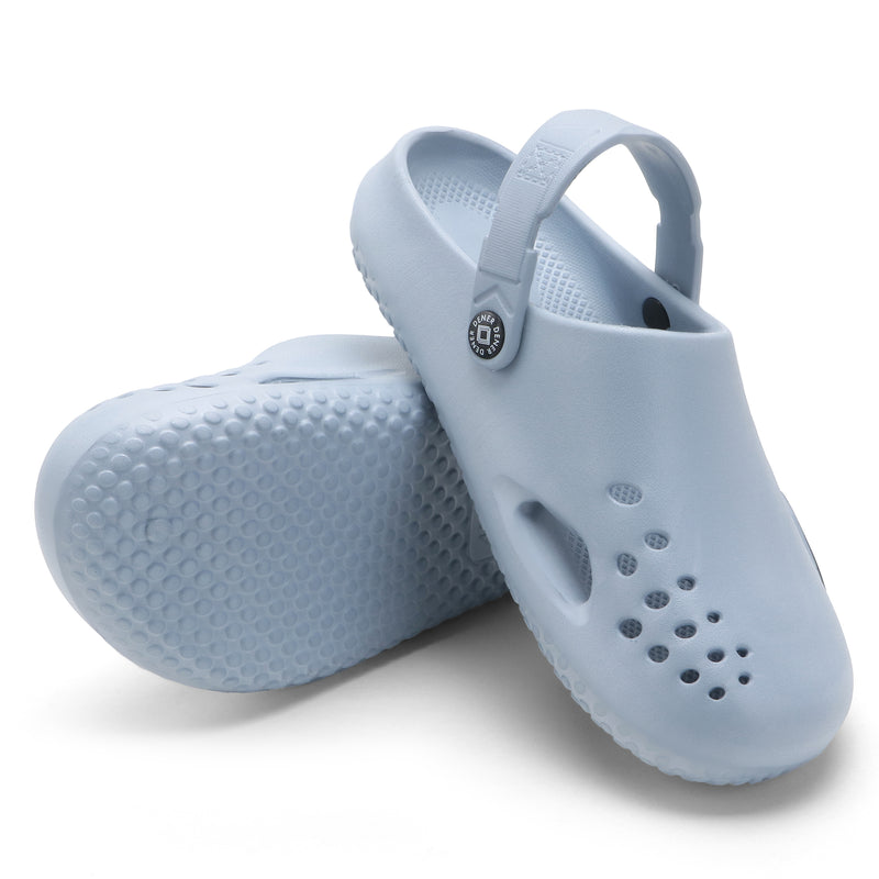 AquaCloud Sky Blue Clogs