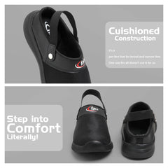 VISTARA 07 BLACK STYLISH SUMMER CLOGS