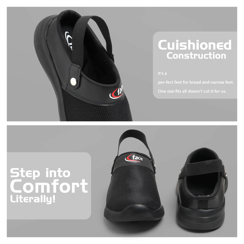 VISTARA 07 BLACK STYLISH SUMMER CLOGS