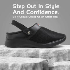 VISTARA 07 BLACK STYLISH SUMMER CLOGS