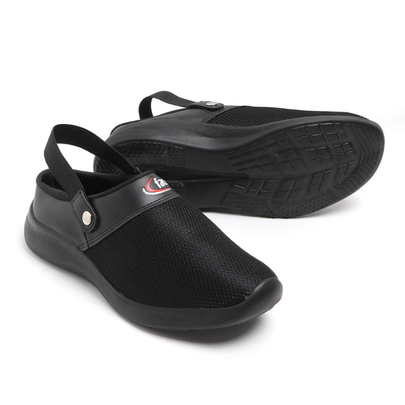 VISTARA 07 BLACK STYLISH SUMMER CLOGS
